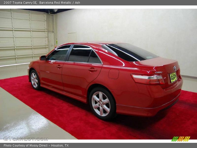 Barcelona Red Metallic / Ash 2007 Toyota Camry SE