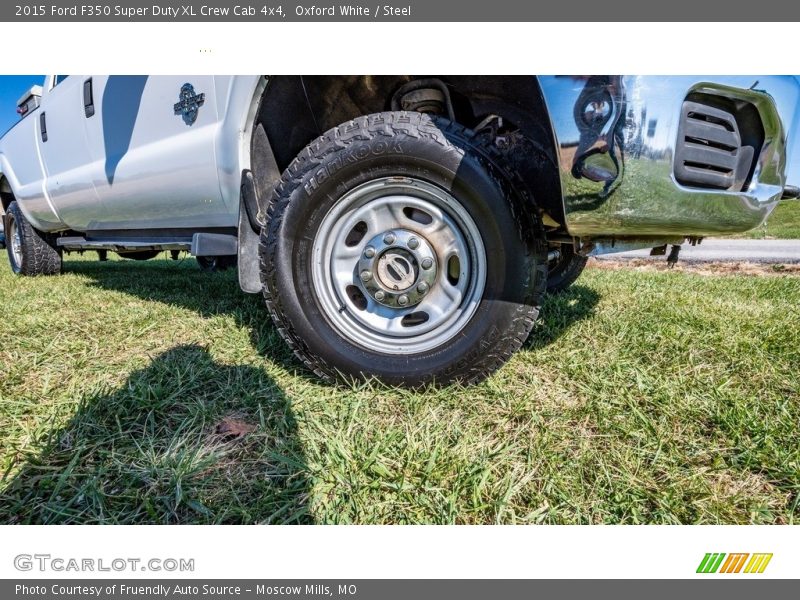 Oxford White / Steel 2015 Ford F350 Super Duty XL Crew Cab 4x4