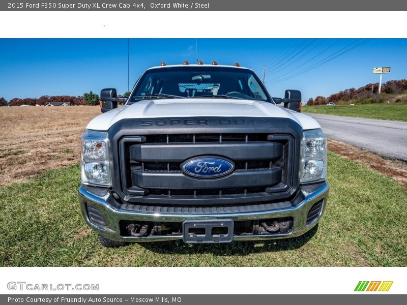 Oxford White / Steel 2015 Ford F350 Super Duty XL Crew Cab 4x4