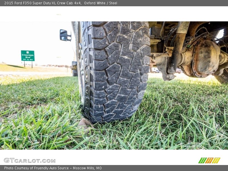Oxford White / Steel 2015 Ford F350 Super Duty XL Crew Cab 4x4