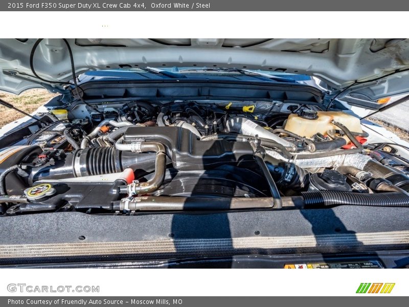 Oxford White / Steel 2015 Ford F350 Super Duty XL Crew Cab 4x4