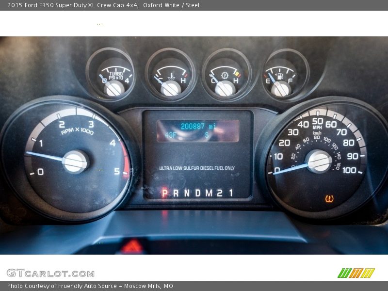 Oxford White / Steel 2015 Ford F350 Super Duty XL Crew Cab 4x4