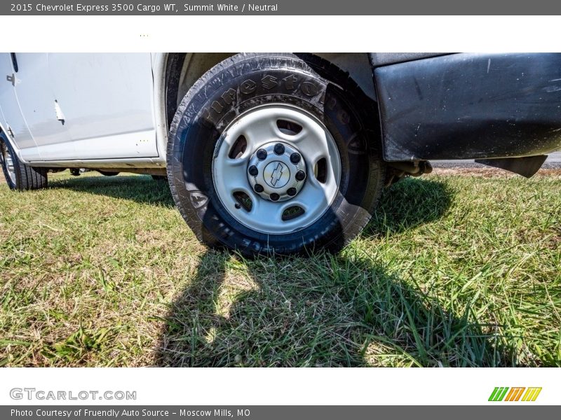 Summit White / Neutral 2015 Chevrolet Express 3500 Cargo WT