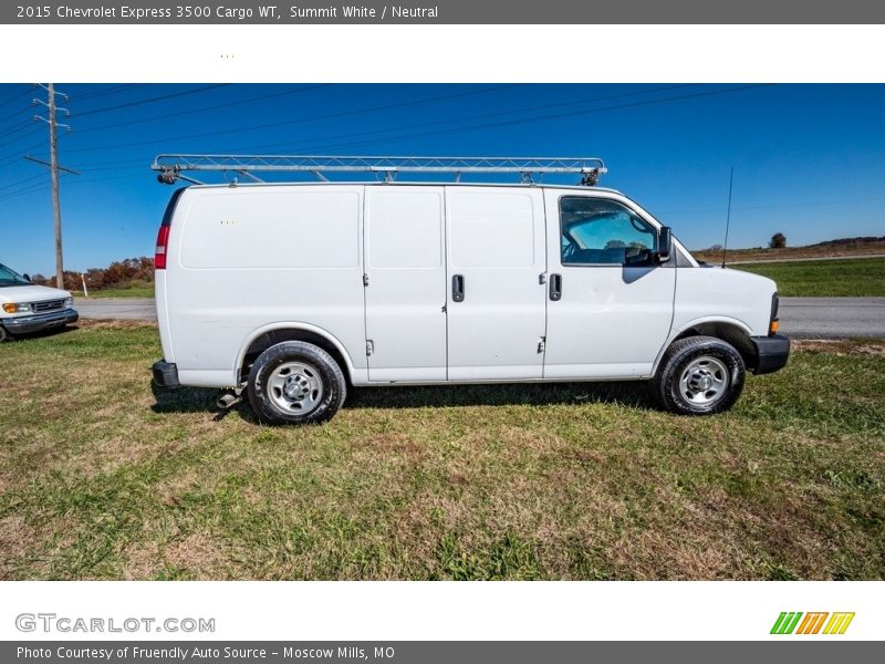 Summit White / Neutral 2015 Chevrolet Express 3500 Cargo WT