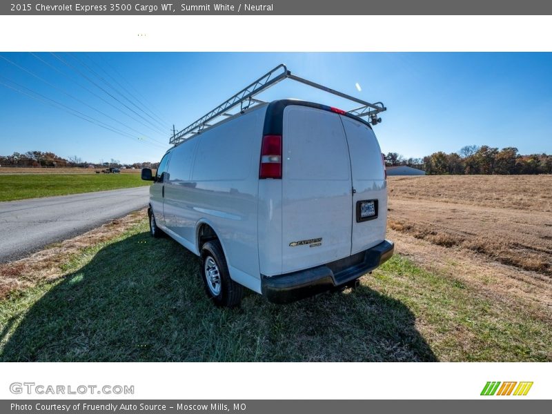 Summit White / Neutral 2015 Chevrolet Express 3500 Cargo WT