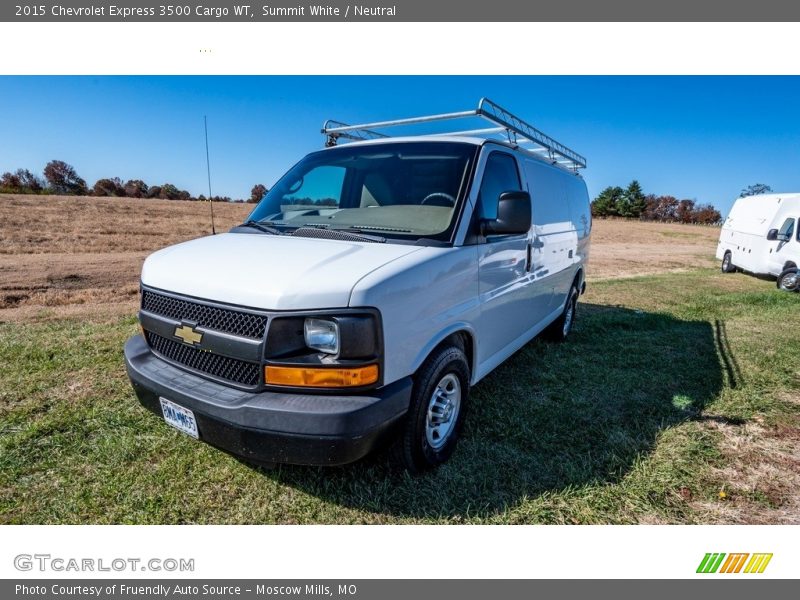 Summit White / Neutral 2015 Chevrolet Express 3500 Cargo WT