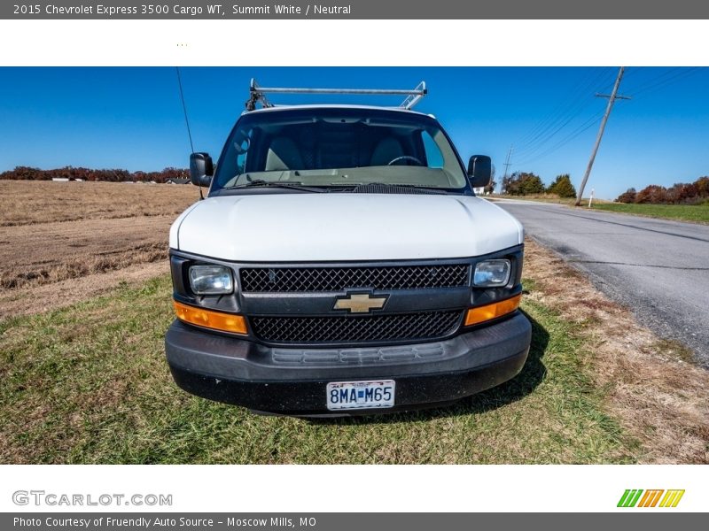 Summit White / Neutral 2015 Chevrolet Express 3500 Cargo WT