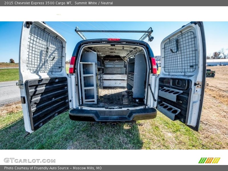 Summit White / Neutral 2015 Chevrolet Express 3500 Cargo WT