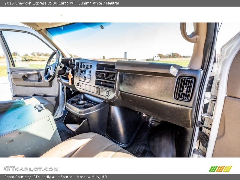 Summit White / Neutral 2015 Chevrolet Express 3500 Cargo WT