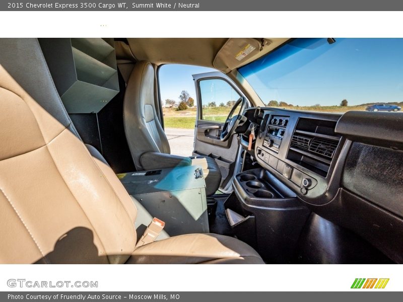 Summit White / Neutral 2015 Chevrolet Express 3500 Cargo WT