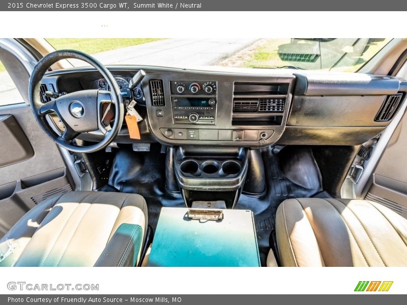 Summit White / Neutral 2015 Chevrolet Express 3500 Cargo WT