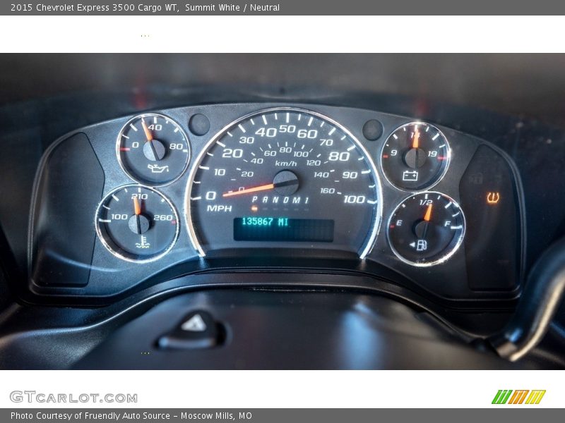 Summit White / Neutral 2015 Chevrolet Express 3500 Cargo WT