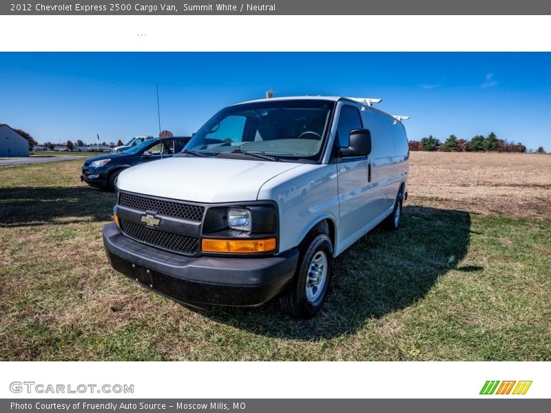 Summit White / Neutral 2012 Chevrolet Express 2500 Cargo Van