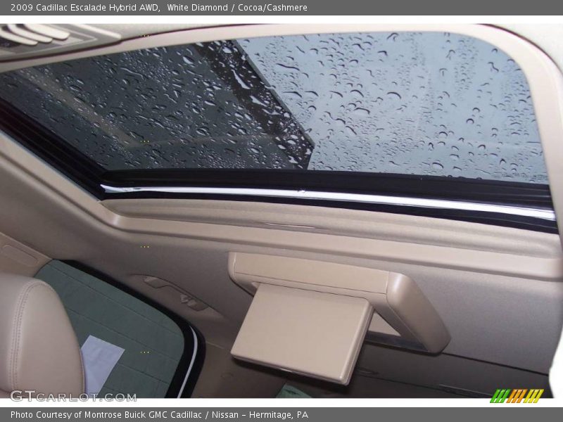 White Diamond / Cocoa/Cashmere 2009 Cadillac Escalade Hybrid AWD