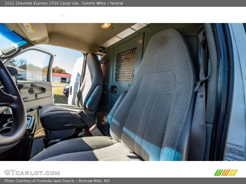 Summit White / Neutral 2012 Chevrolet Express 2500 Cargo Van