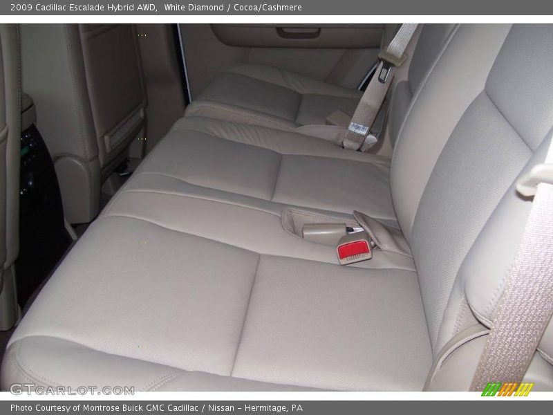 White Diamond / Cocoa/Cashmere 2009 Cadillac Escalade Hybrid AWD