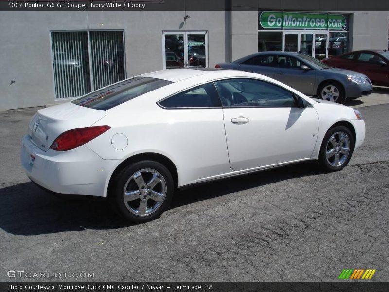 Ivory White / Ebony 2007 Pontiac G6 GT Coupe