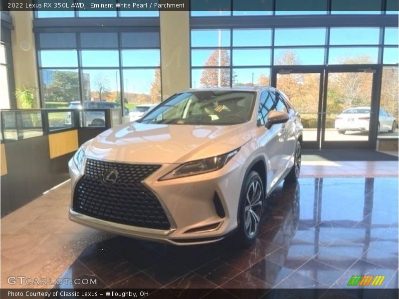 Eminent White Pearl / Parchment 2022 Lexus RX 350L AWD