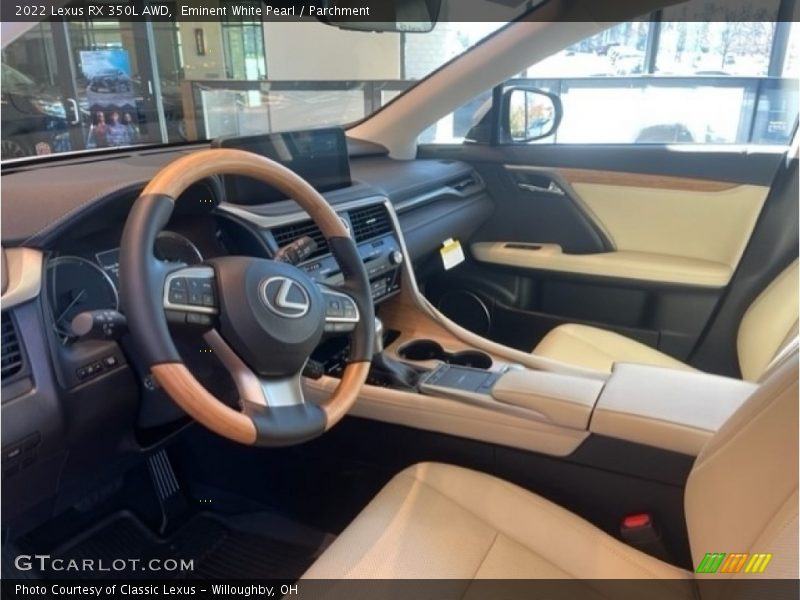 Eminent White Pearl / Parchment 2022 Lexus RX 350L AWD