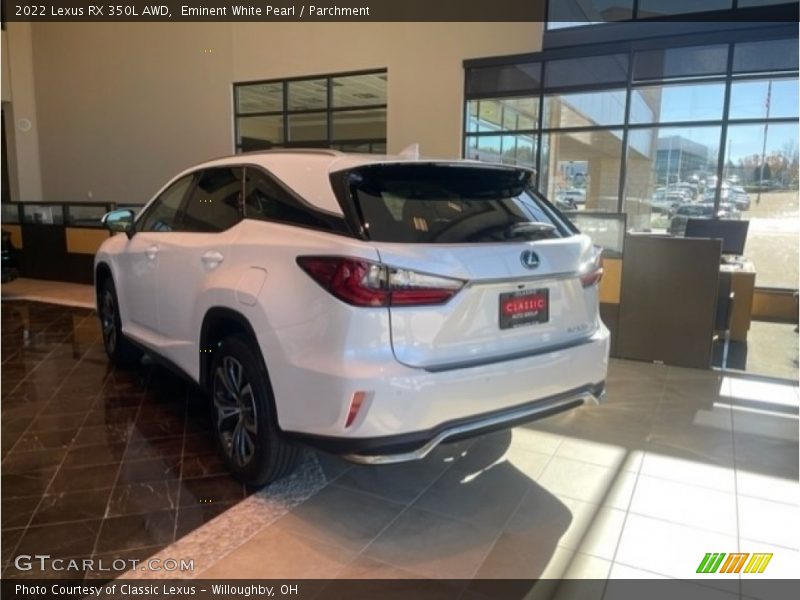 Eminent White Pearl / Parchment 2022 Lexus RX 350L AWD