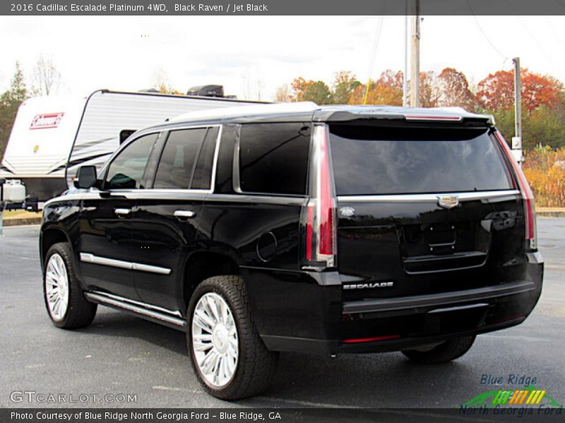 Black Raven / Jet Black 2016 Cadillac Escalade Platinum 4WD