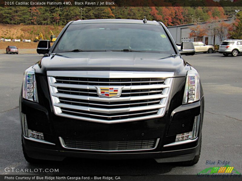 Black Raven / Jet Black 2016 Cadillac Escalade Platinum 4WD