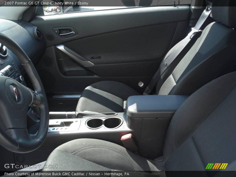 Ivory White / Ebony 2007 Pontiac G6 GT Coupe