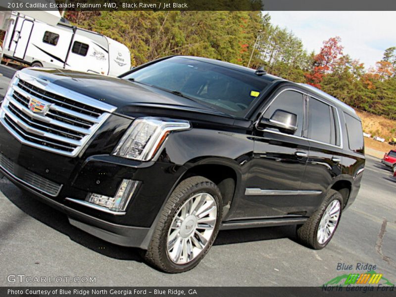 Black Raven / Jet Black 2016 Cadillac Escalade Platinum 4WD