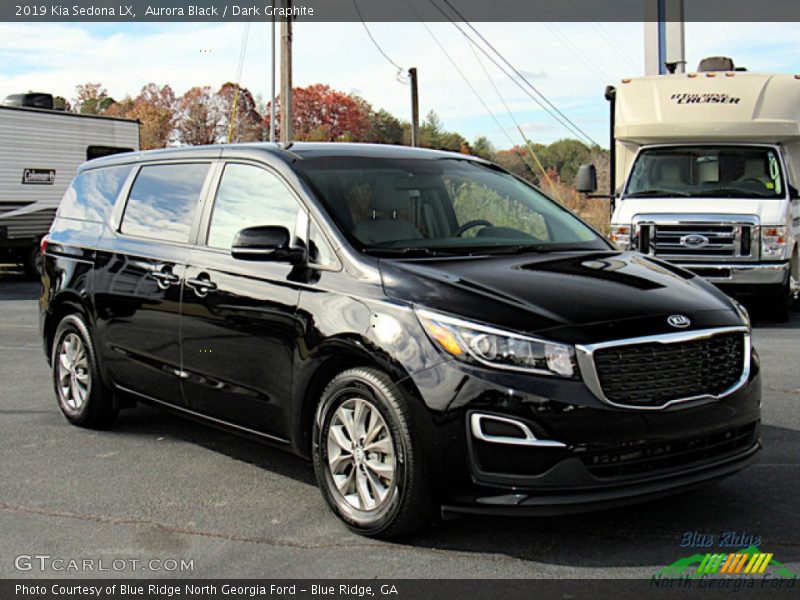 Aurora Black / Dark Graphite 2019 Kia Sedona LX