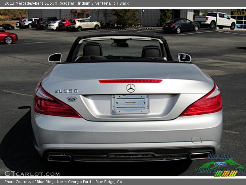 Iridium Silver Metallic / Black 2013 Mercedes-Benz SL 550 Roadster