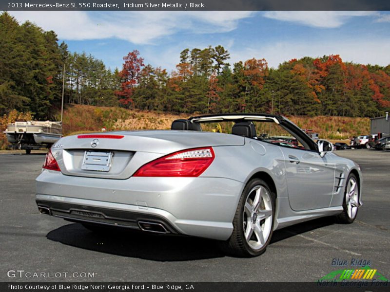 Iridium Silver Metallic / Black 2013 Mercedes-Benz SL 550 Roadster