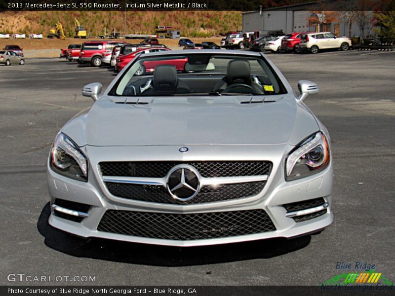 Iridium Silver Metallic / Black 2013 Mercedes-Benz SL 550 Roadster
