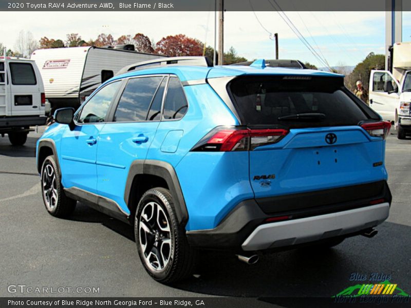 Blue Flame / Black 2020 Toyota RAV4 Adventure AWD