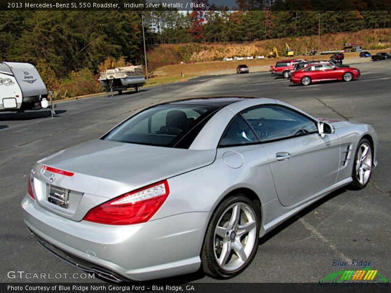 Iridium Silver Metallic / Black 2013 Mercedes-Benz SL 550 Roadster