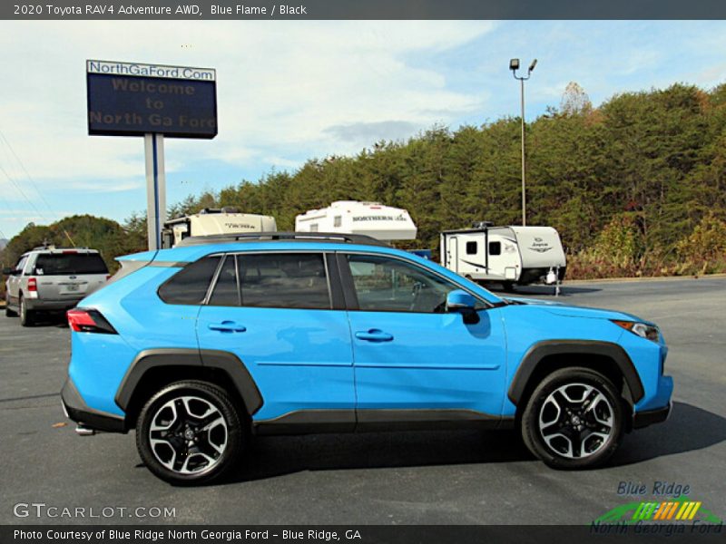 Blue Flame / Black 2020 Toyota RAV4 Adventure AWD