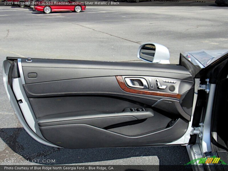 Iridium Silver Metallic / Black 2013 Mercedes-Benz SL 550 Roadster