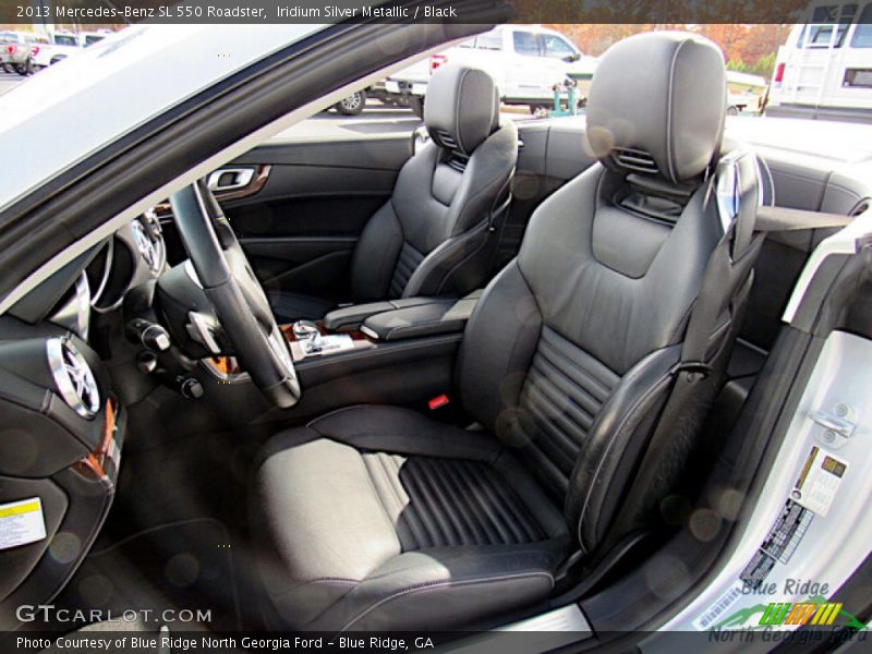 Iridium Silver Metallic / Black 2013 Mercedes-Benz SL 550 Roadster