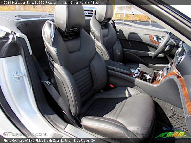 Iridium Silver Metallic / Black 2013 Mercedes-Benz SL 550 Roadster