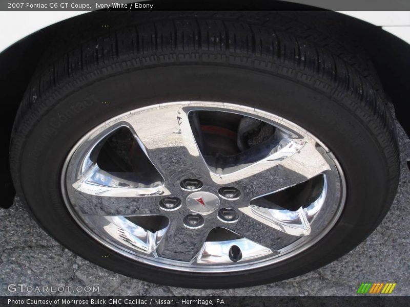 Ivory White / Ebony 2007 Pontiac G6 GT Coupe