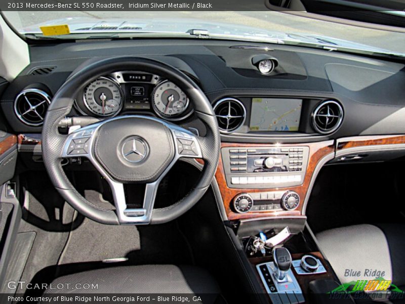 Iridium Silver Metallic / Black 2013 Mercedes-Benz SL 550 Roadster