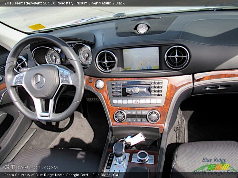 Iridium Silver Metallic / Black 2013 Mercedes-Benz SL 550 Roadster