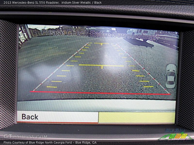 Iridium Silver Metallic / Black 2013 Mercedes-Benz SL 550 Roadster