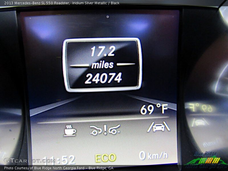 Iridium Silver Metallic / Black 2013 Mercedes-Benz SL 550 Roadster