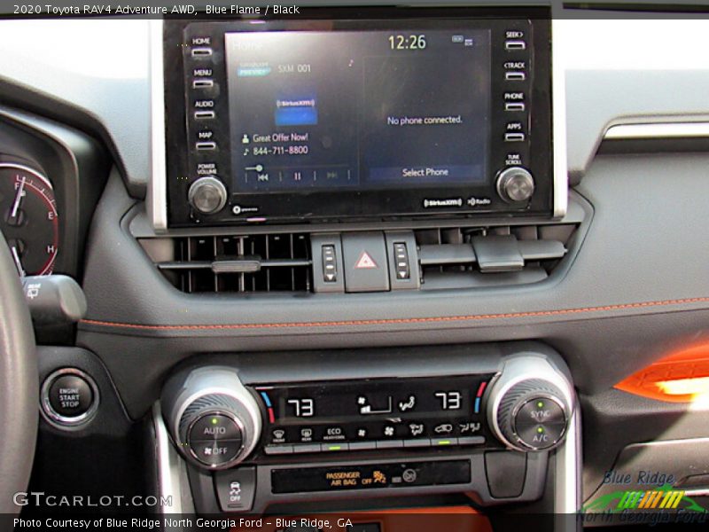 Controls of 2020 RAV4 Adventure AWD