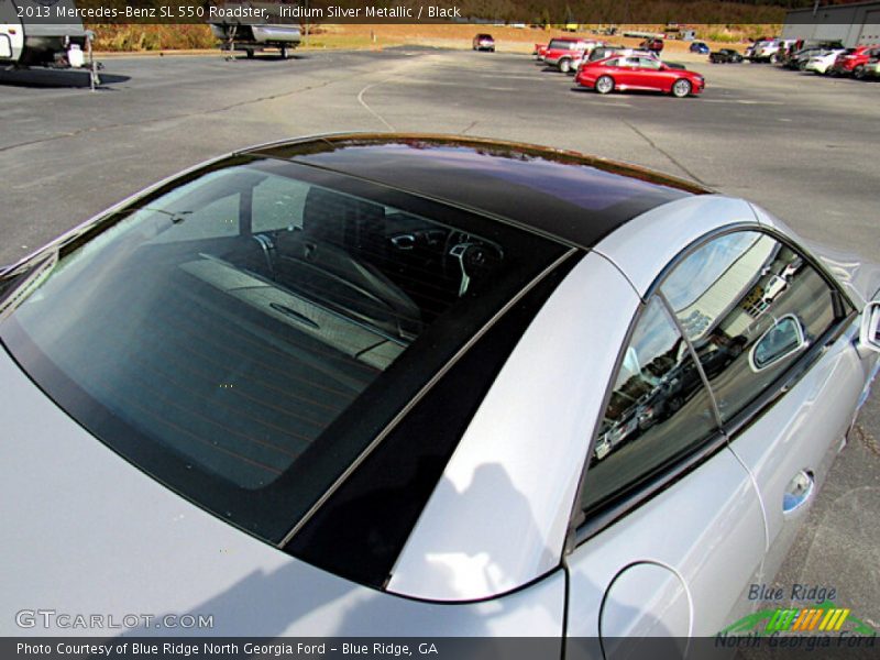 Iridium Silver Metallic / Black 2013 Mercedes-Benz SL 550 Roadster