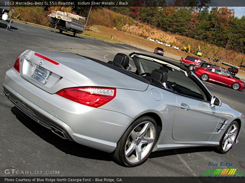 Iridium Silver Metallic / Black 2013 Mercedes-Benz SL 550 Roadster