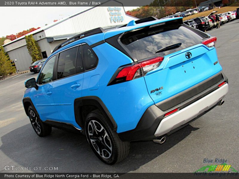 Blue Flame / Black 2020 Toyota RAV4 Adventure AWD