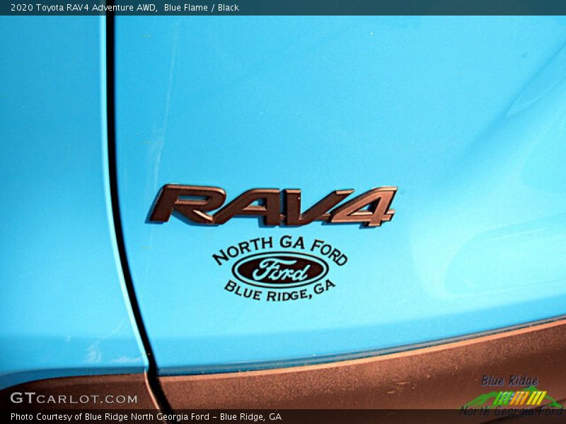 Blue Flame / Black 2020 Toyota RAV4 Adventure AWD