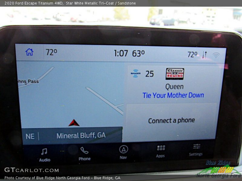 Star White Metallic Tri-Coat / Sandstone 2020 Ford Escape Titanium 4WD