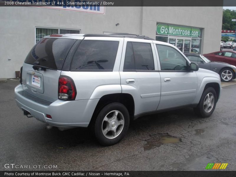 Silverstone Metallic / Ebony 2008 Chevrolet TrailBlazer LT 4x4